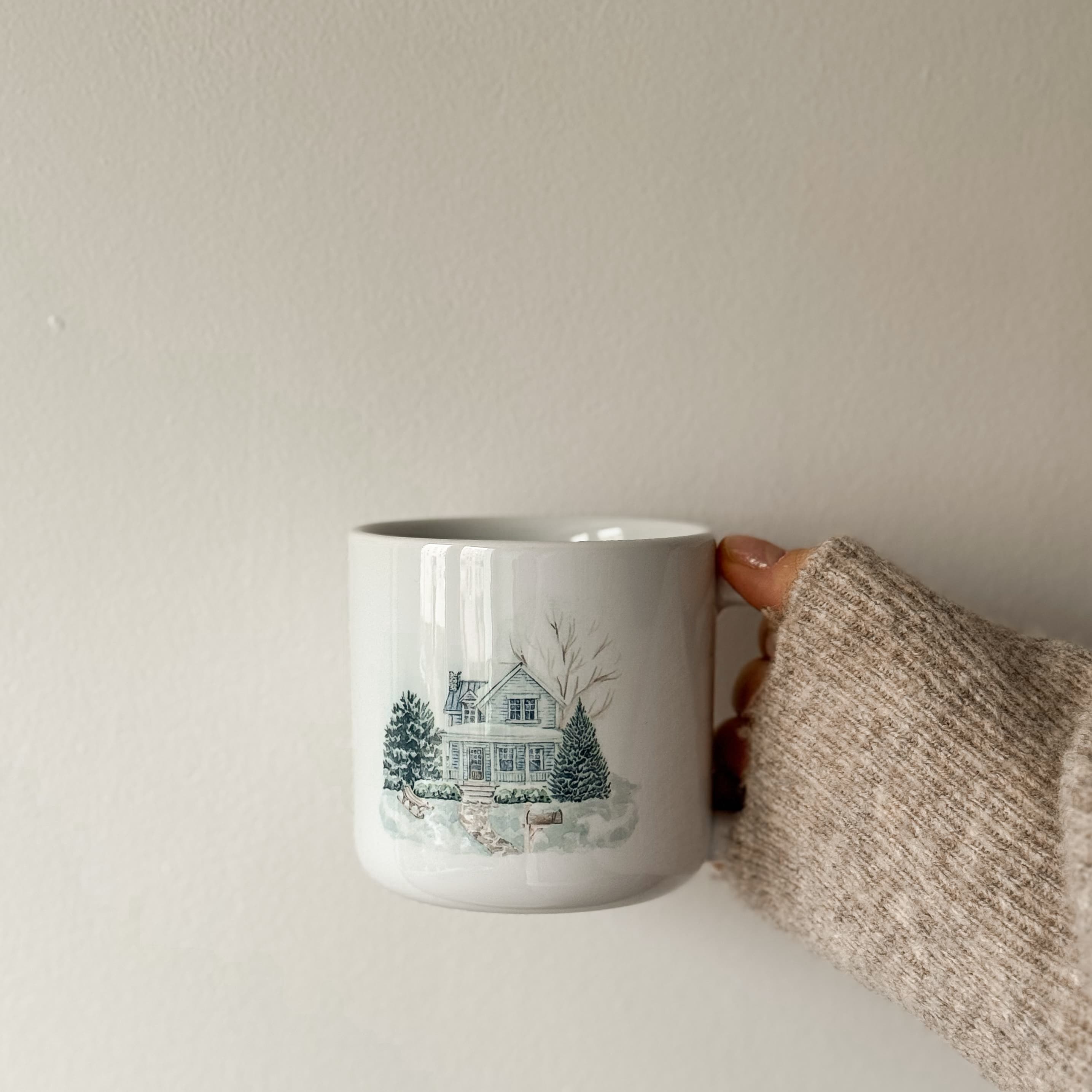 WINTER - kubek ceramiczny z nadrukiem